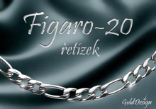 Figaro 20 - řetízek nerez ocel